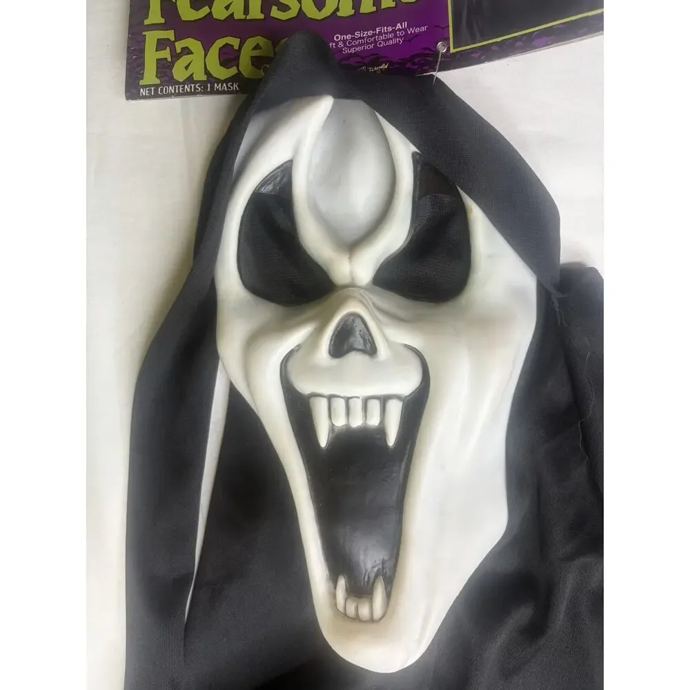 FUN WORLD DIV Scream Vintage FEARSOME FACES Halloween TAGGED collectable Mask